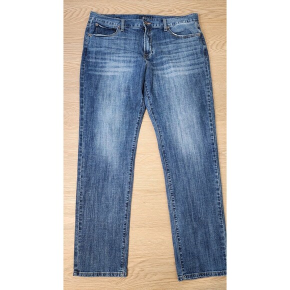 Lucky Brand 221 Jeans Mens 38x34 Straight Blue Denim Relaxed Fit Pants Y2K - Picture 12 of 13